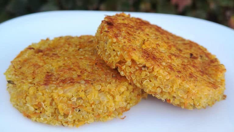 hamburguesas quinoa zanahoria
