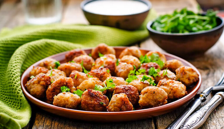 receta: albóndigas de berenjena al horno